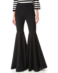 Milly Double Weave Flare Pants