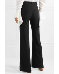 See by Chloe Embellished Stretch Crepe Flared Pants
