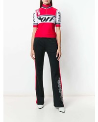 Off-White Embroidered Detail Trousers