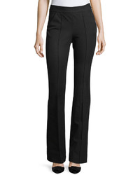 Veronica Beard Evelyn Back Zip Cotton Stretch Flared Pants