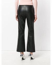 Cédric Charlier Flared Biker Trousers
