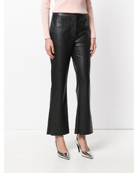 Cédric Charlier Flared Biker Trousers