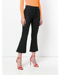 MSGM Flared Cropped Trousers