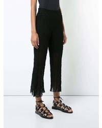 Lost & Found Ria Dunn Flared Cropped Trousers