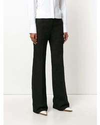 Theory Flared Jacquard Trousers