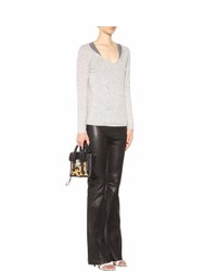 J Brand Flared Leather Trousers