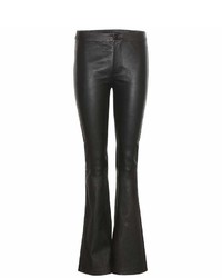 J Brand Flared Leather Trousers