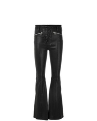 rag & bone/JEAN Flared Trousers With Criss Cross Lace Up
