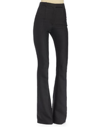 Alexander McQueen High Waist Flare Leg Pants