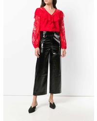 Three floor High Waisted Flared Trousers