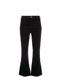 MiH Jeans Marty Cropped Flared Trousers