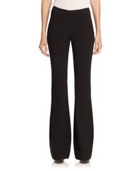 Michl Kors Collection Stretch Wool Crepe Flared Pants