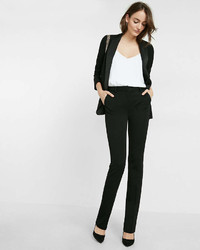Express Petite Mid Rise Columnist Barely Boot Pant