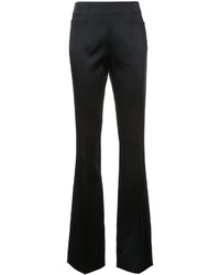 Roland Mouret Satin Flared Trousers