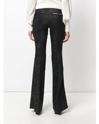 Nude Slim Flared Trousers