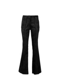 Nude Slim Flared Trousers