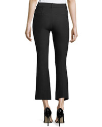 Derek Lam 10 Crosby Stretch Cotton Cropped Flare Trousers