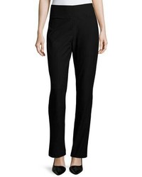 Eileen Fisher Stretch Crepe Boot Cut Pants Petite