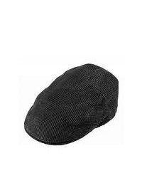 Wholesale Hats Jaxon Corduroy Flat Cap Black Wholesale Pack