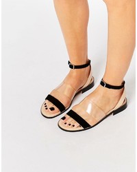 Pull&Bear Flat Sandal With Strap