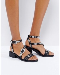 Asos Front Page Western Flat Sandals