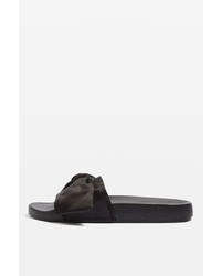 Topshop Halo Bow Sliders
