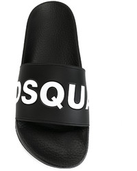 Dsquared2 Logo Pool Slides