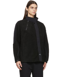A-Cold-Wall* Black Bias Fleece Jacket