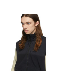 The Very Warm Black Fleece Zip Vest