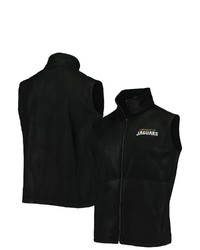 Dunbrooke Black Jacksonville Jaguars Houston Fleece Full Zip Vest