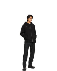 Moncler Genius 6 Moncler 1017 Alyx 9sm Black Zip Up Hoodie