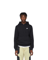 Nike Black Fleece Sportswear Club Hoodie