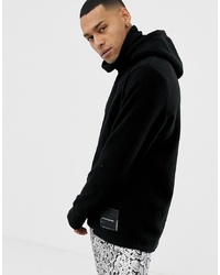 Cheap Monday High Neck Scope Hoodie In Black
