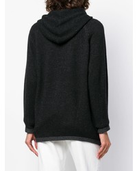 Lamberto Losani Hooded Fleece Jumper