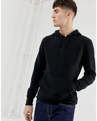 J.Crew Mercantile Lightweight Fleece Hoodie In Black