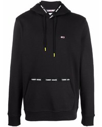 Tommy Jeans Logo Embroidered Organic Cotton Hoodie