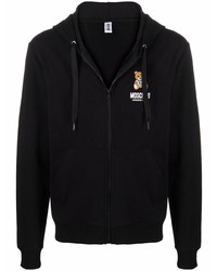 Moschino Teddy Logo Zipped Hoodie