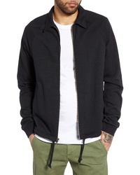 Black Fleece Shirt Jacket