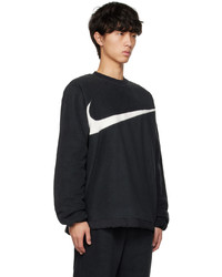 Nike Black Club Winterized Crew Sweatshirt