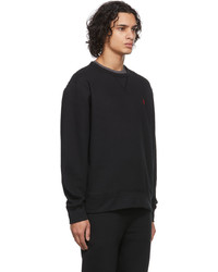 Polo Ralph Lauren Black Rl Fleece Sweatshirt