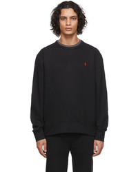 Polo Ralph Lauren Black Rl Fleece Sweatshirt