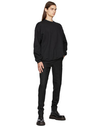 N. Hoolywood Black Under Summit Wear Fleece Sweatshirt