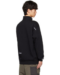 AAPE BY A BATHING APE Black Zip Sweatshirt