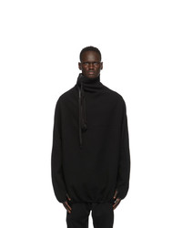 Julius Black Nilos Pop Over Half Zip Sweatshirt