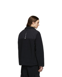 The Very Warm Black Fleece Zip Pullover