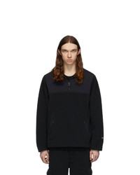 The Very Warm Black Fleece Zip Pullover