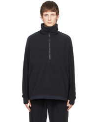 F/CE Black Half Zip Sweater