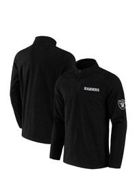 NFL X DARIUS RUCKE R Collection By Fanatics Black Las Vegas Raiders Polar Fleece Quarter Zip Jacket At Nordstrom