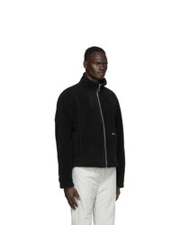 C2h4 Black Fleece Intervein Stitch Jacket