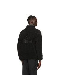 adidas Originals Black Sherpa Rev Jacket